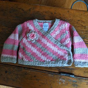 Girl's Hand-Knit Sweater NWOT